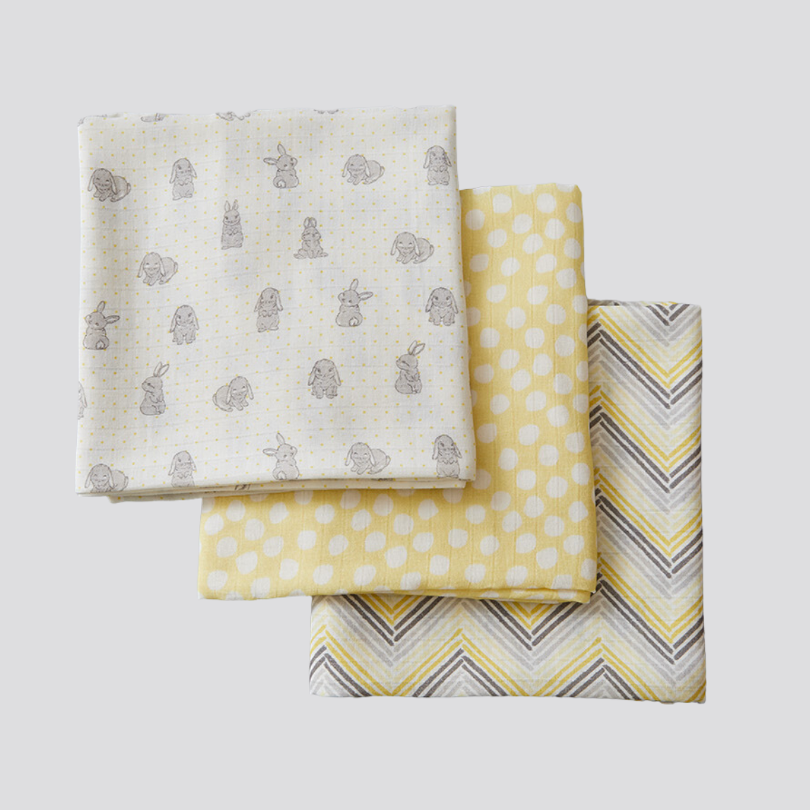 Muslin Swaddles (Set of Three)