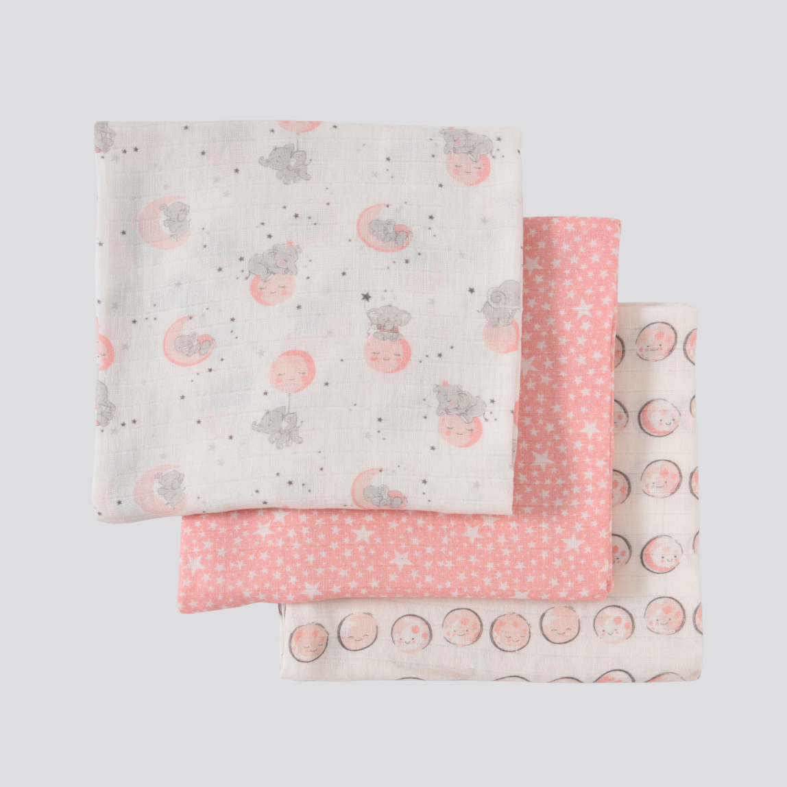 Muslin Swaddles (Set of Three)