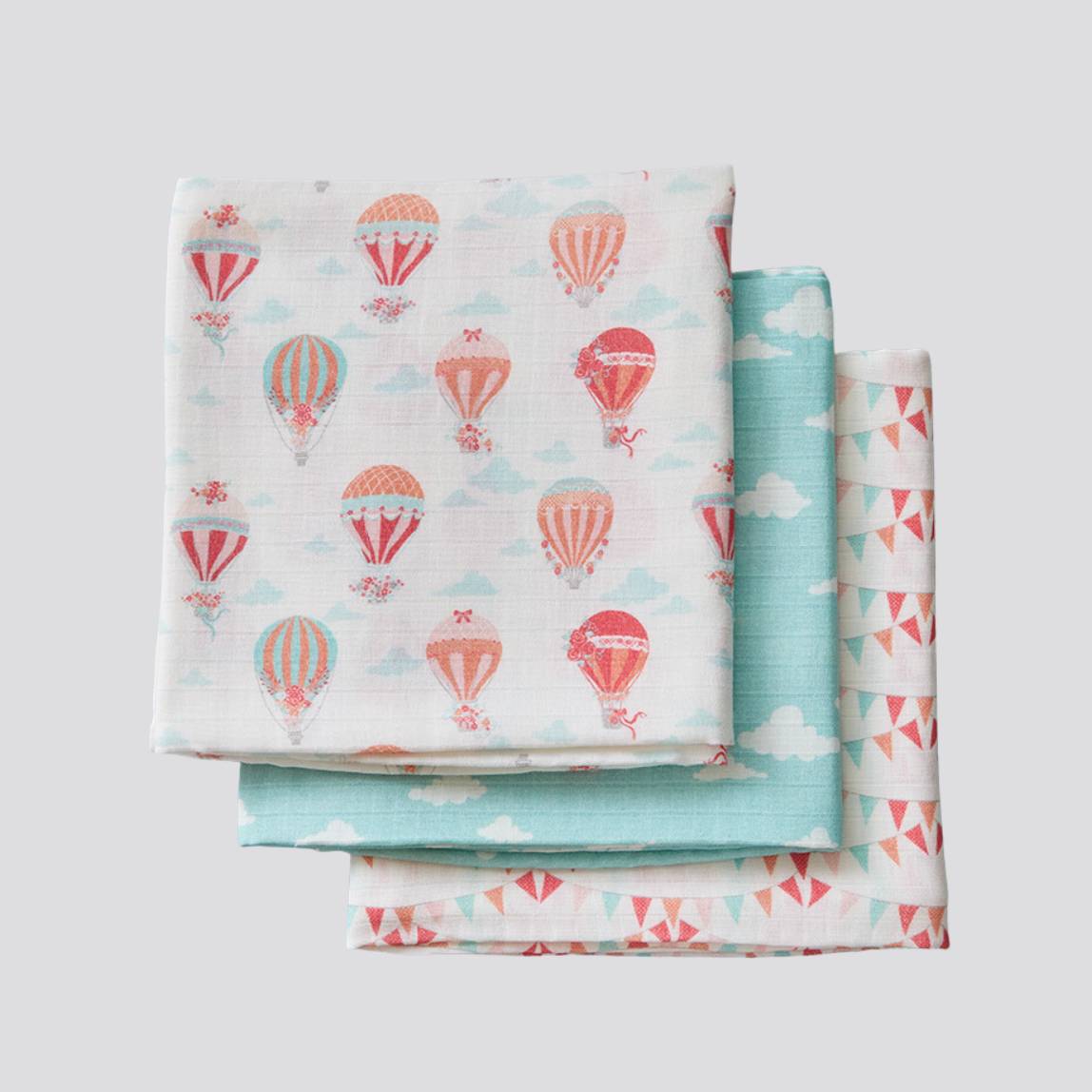 Muslin Swaddles (Set of Three)