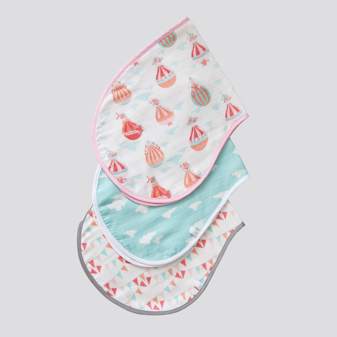 Burp Bibs (Set of Three)