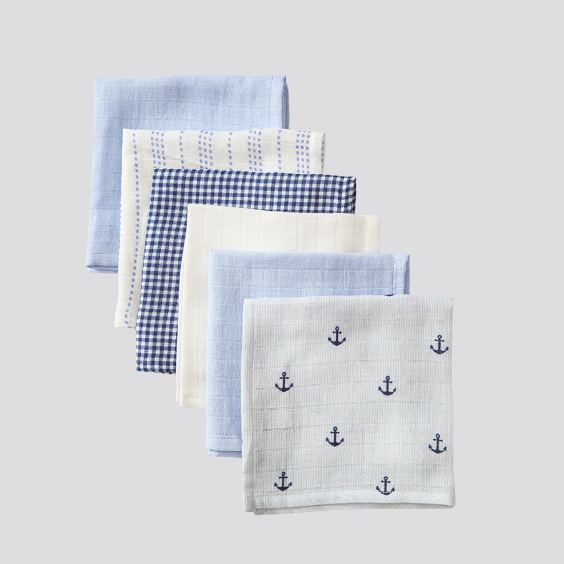 Muslin Wash Cloths (Set of Six)