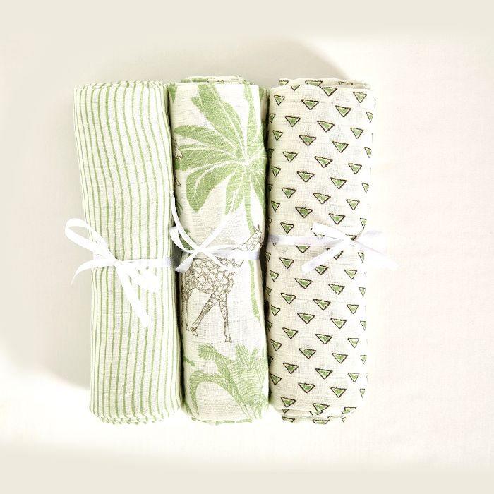 Fitted Cot Sheets (Set of Three)