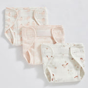 Bird Muslin Nappies - Set of Three