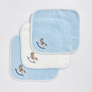 Horse Cradle Face Towel - Set of Three