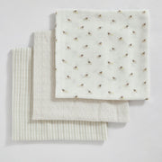 Sheep Muslin Swaddles - Set of Three