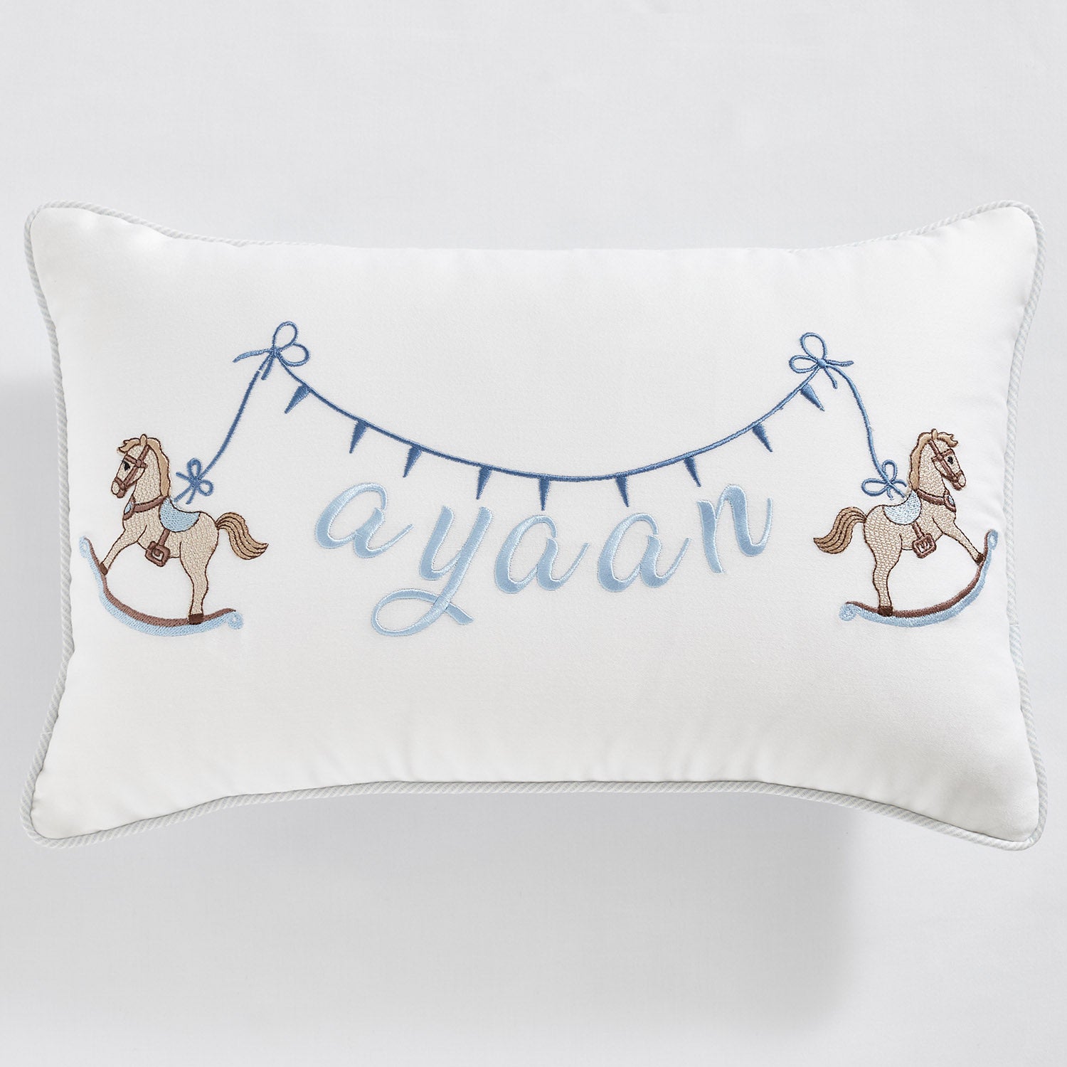 Horse Cradle Rectangle Cushion