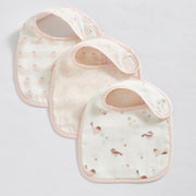 Bird Muslin Bibs - Set of Three