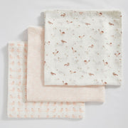Bird Muslin Swaddles - Set of Three