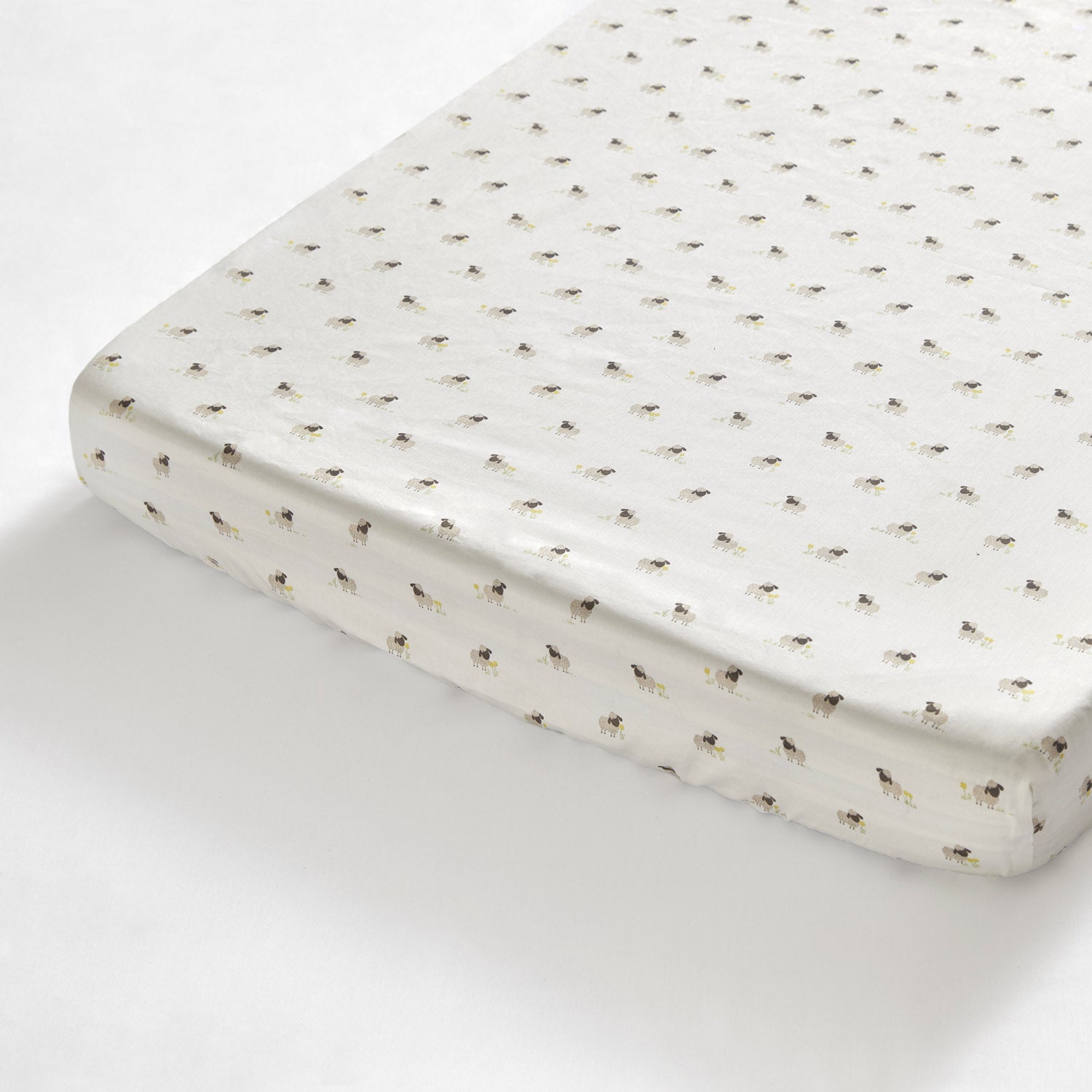 Sheep Fitted Cot Sheet - Set of Three