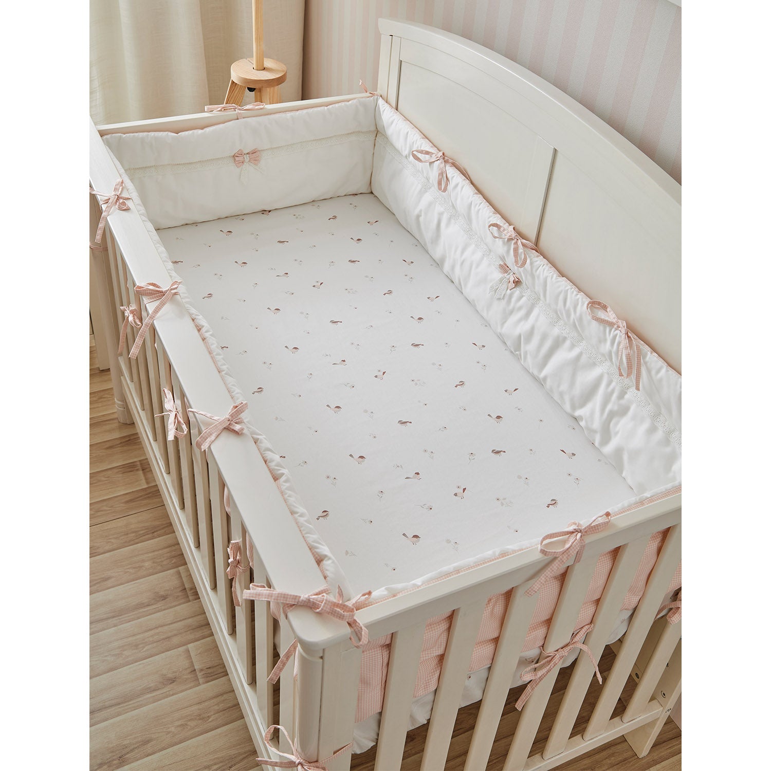 Bird Fitted Cot Sheet -  Set of Three