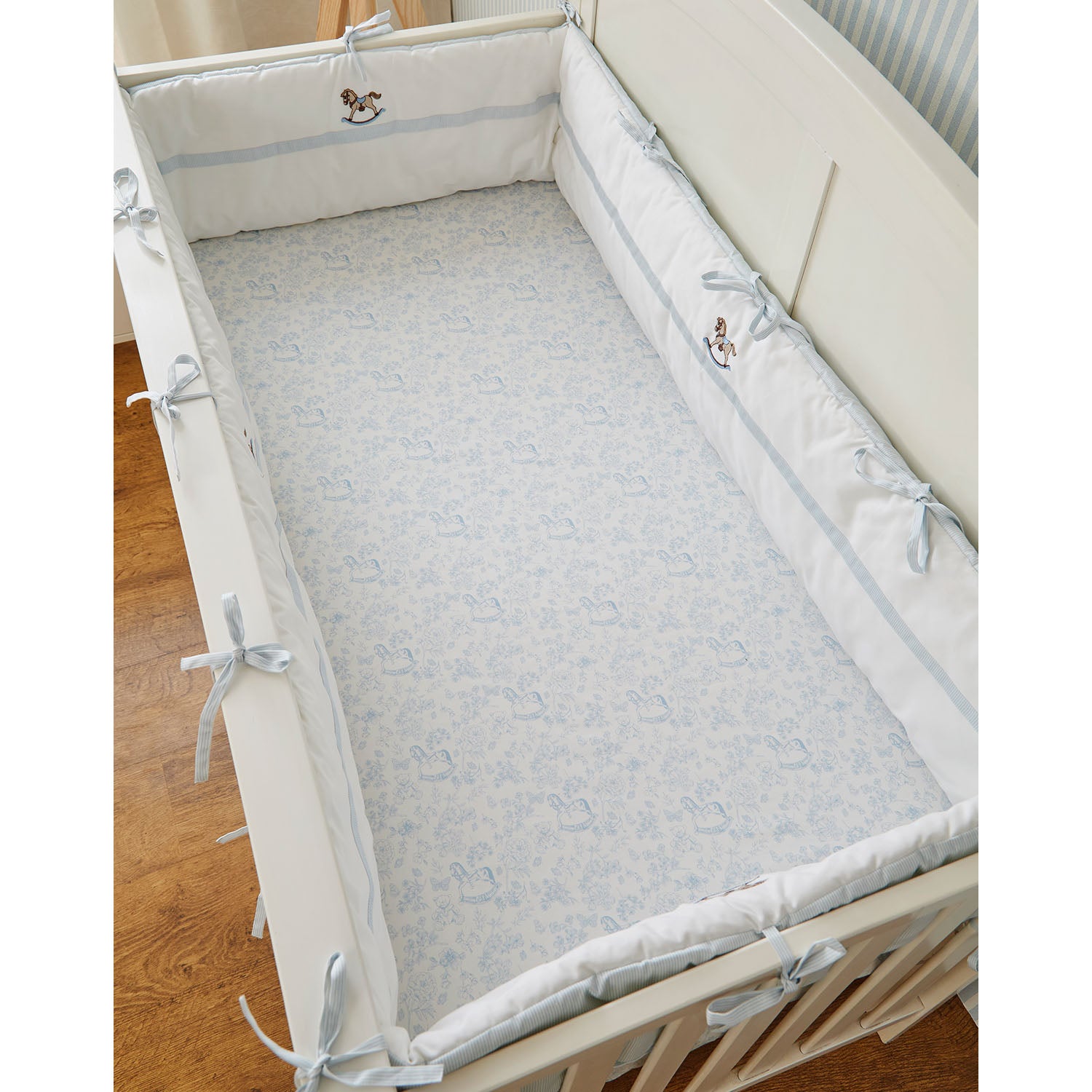 Horse Cradle Fitted Cot Sheet - Set of Three