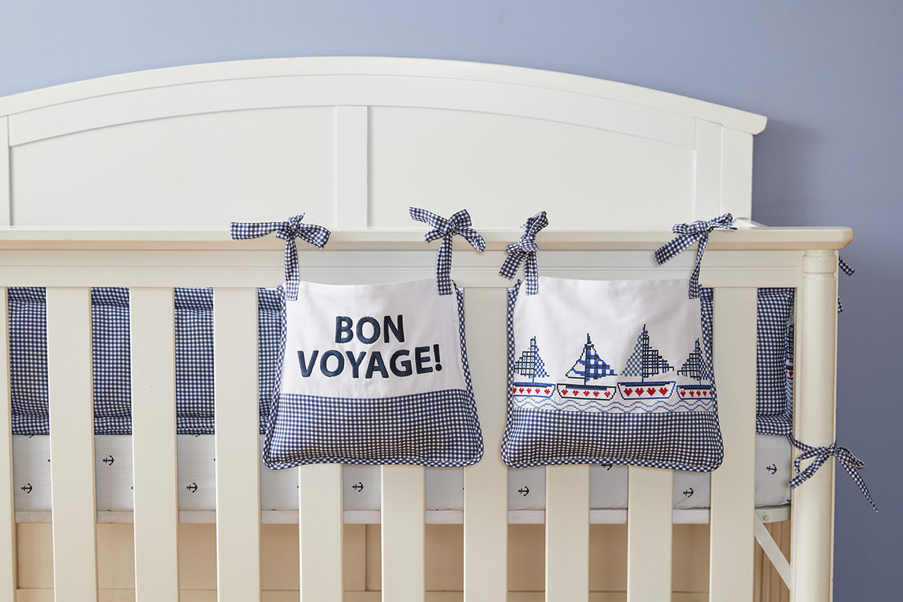 Sail Boat Mini Crib Gift Set