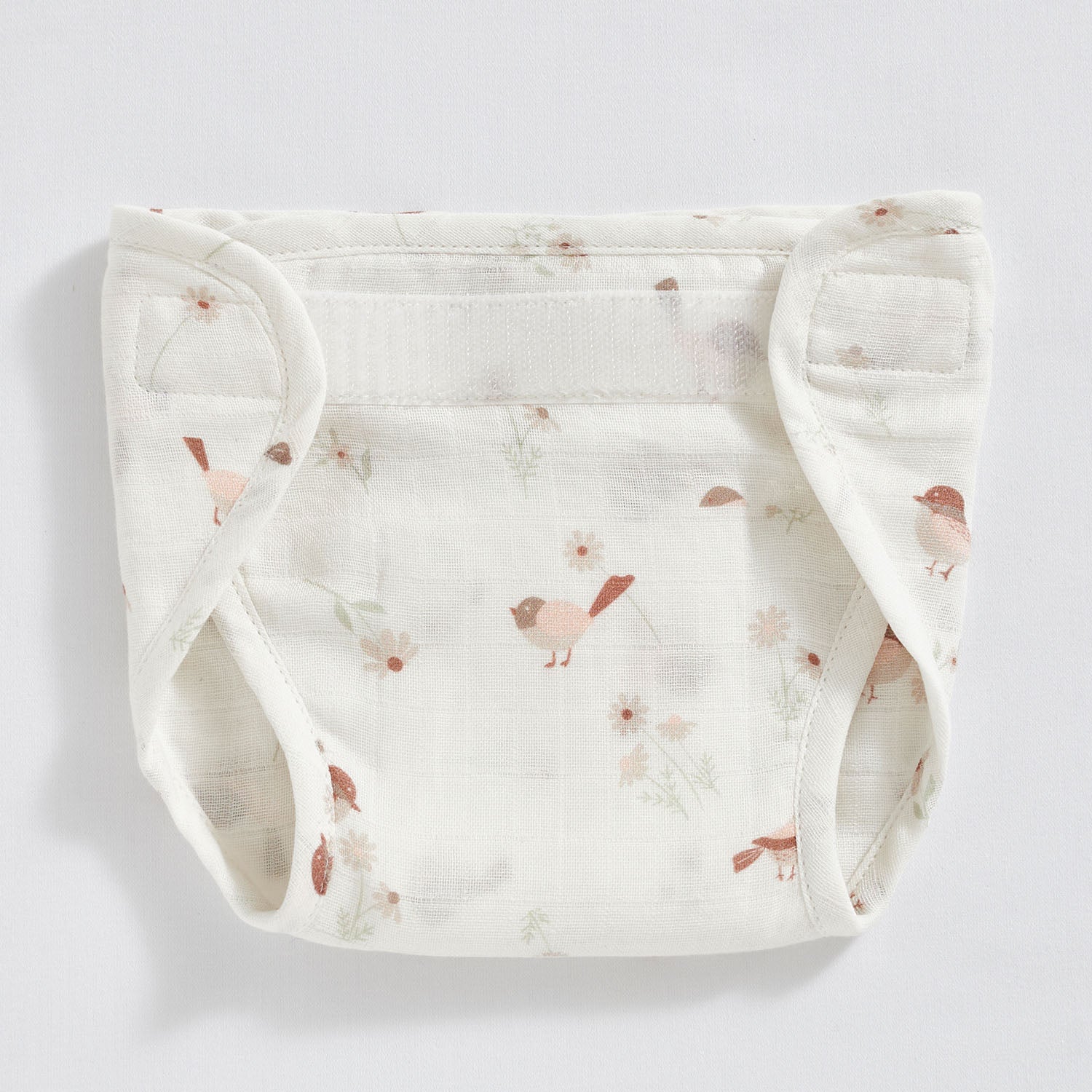 Bird Muslin Nappies - Set of Three