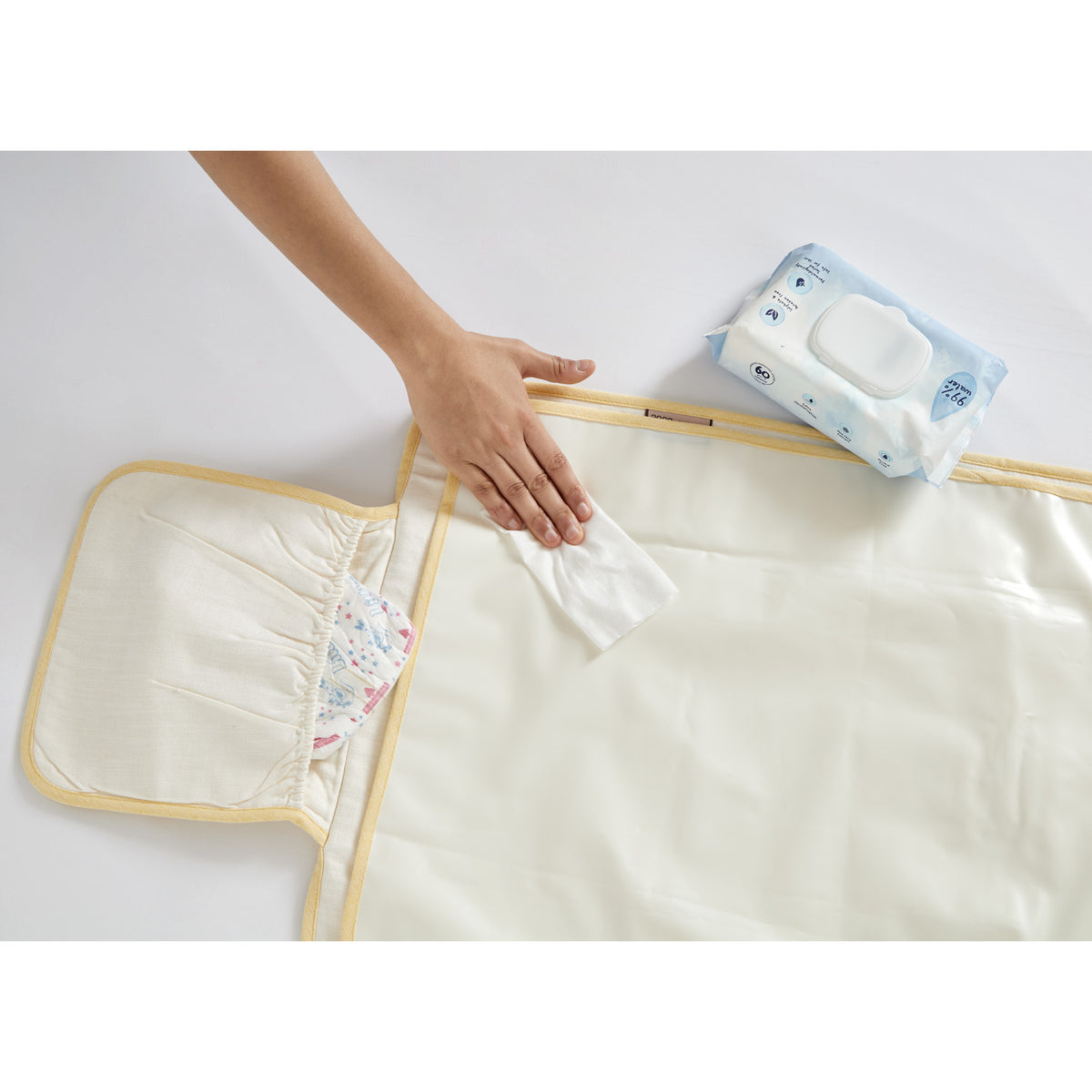Portable Diaper Changing Mat - Flower