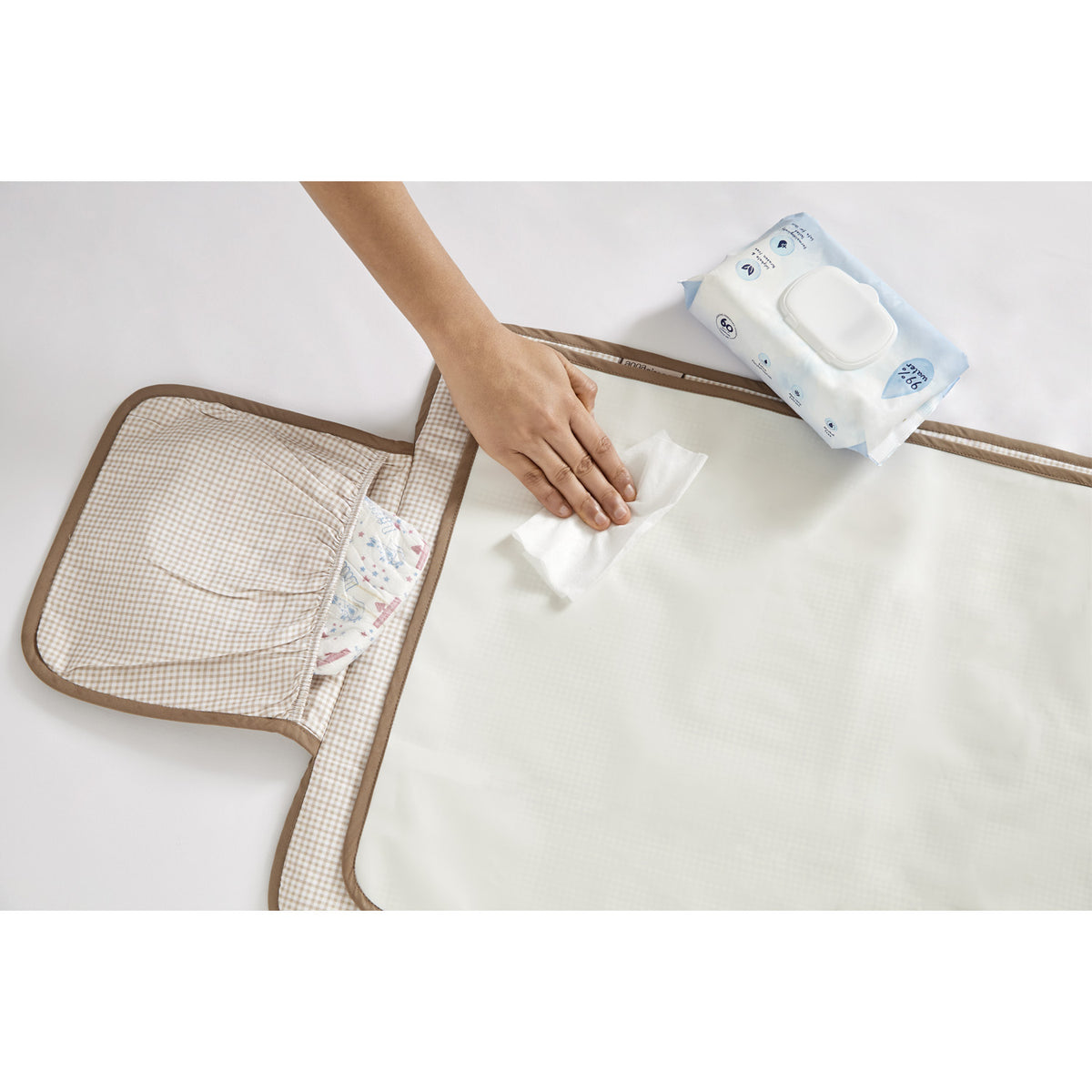 Portable Diaper Changing Mat - Teddy