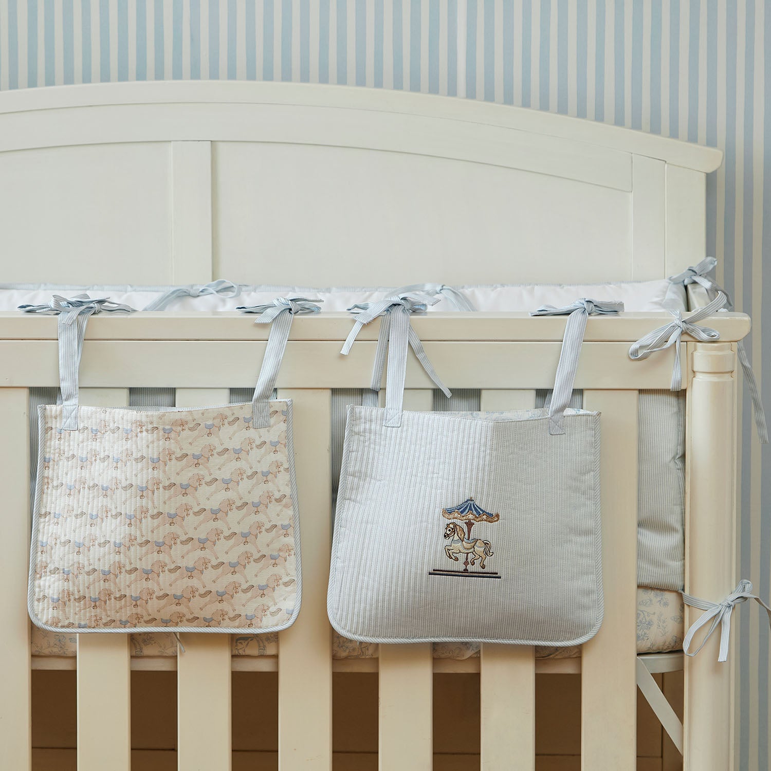 Horse Cradle Cot Pockets - Set of Two