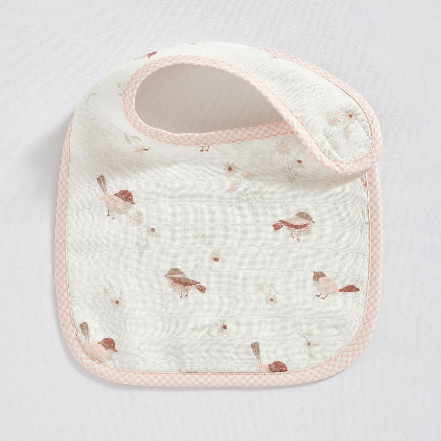 Bird Muslin Bibs - Set of Three
