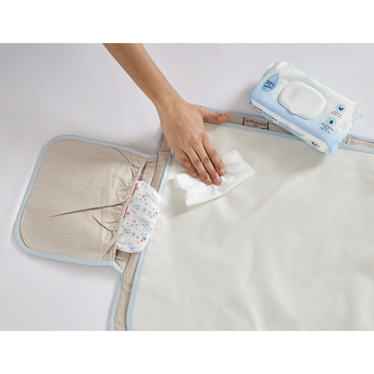 Portable Diaper Changing Mat - Hot Air Balloon