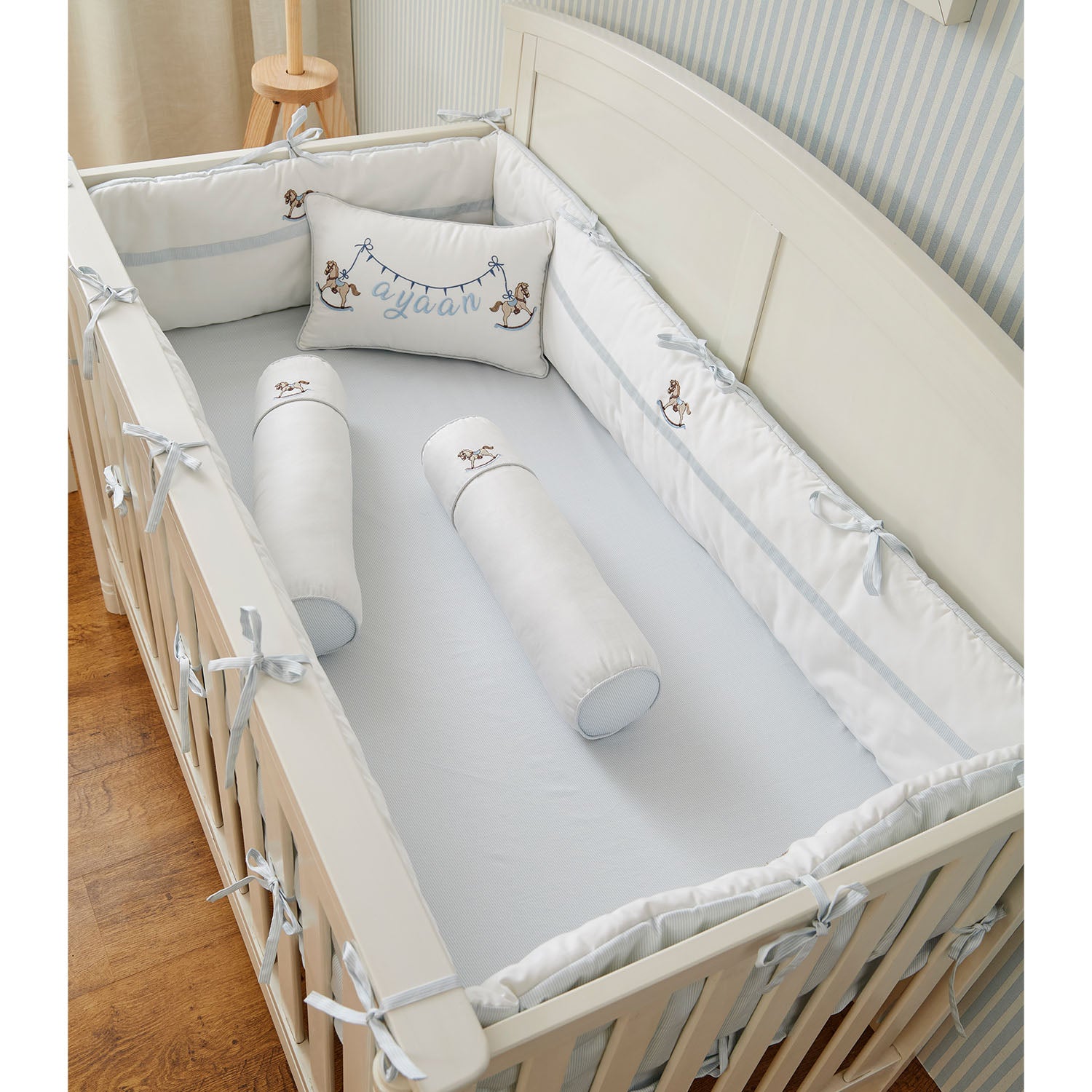 Horse Cradle Fitted Cot Sheet - Set of Three