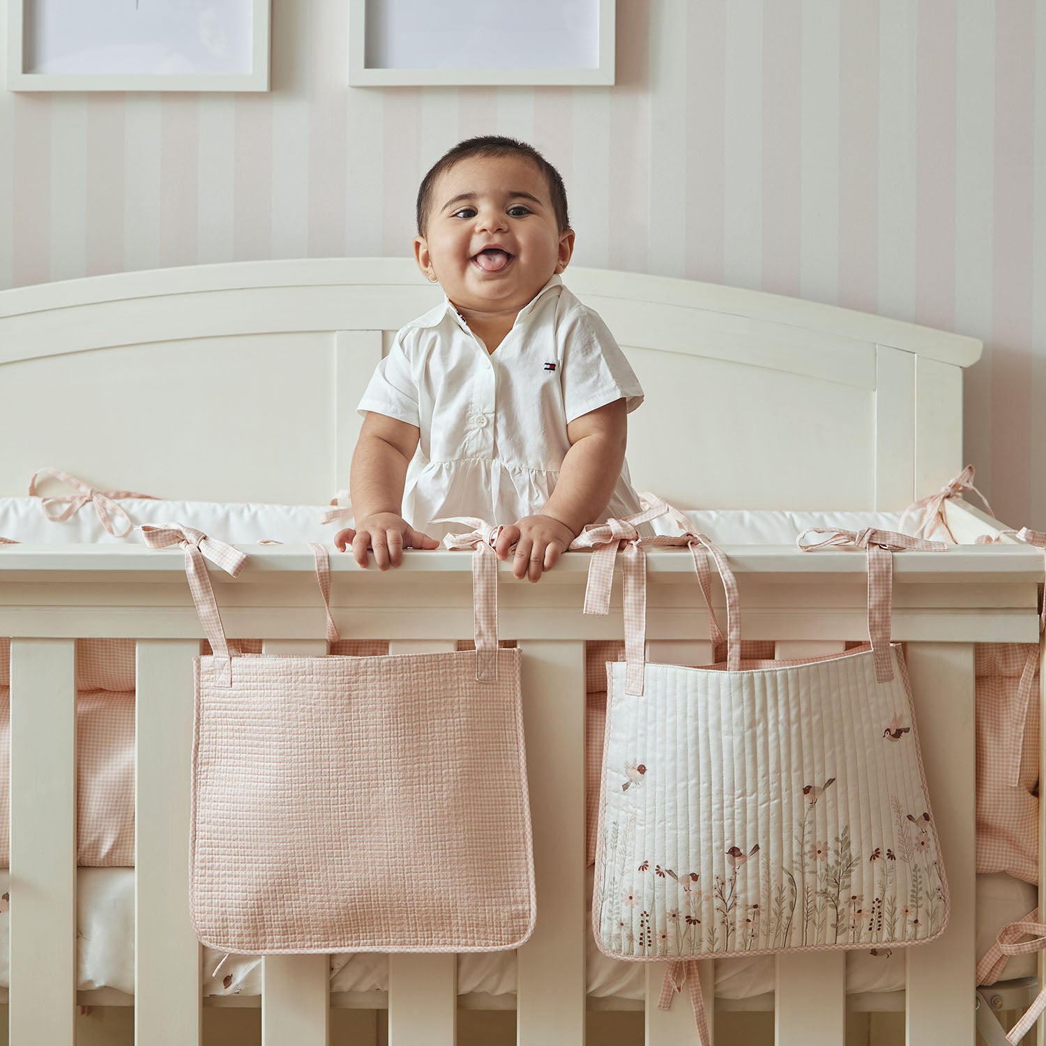 Bird Cot Pockets - Set of Two