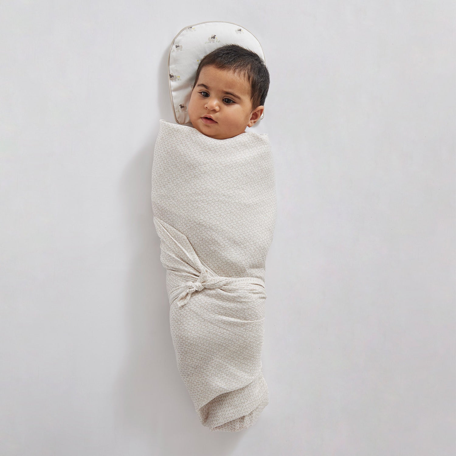 Sheep Muslin Swaddles - Set of Three