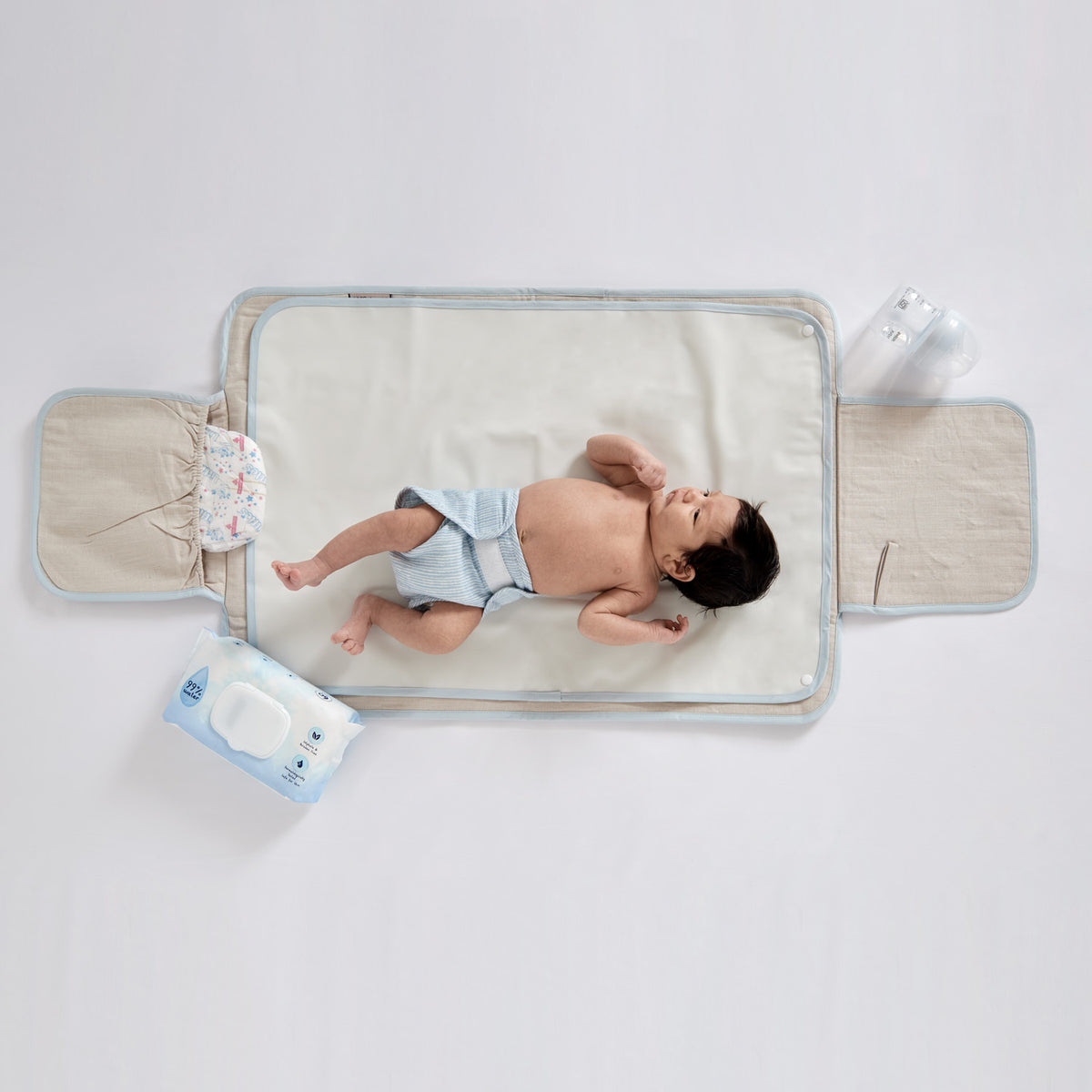 Portable Diaper Changing Mat - Hot Air Balloon