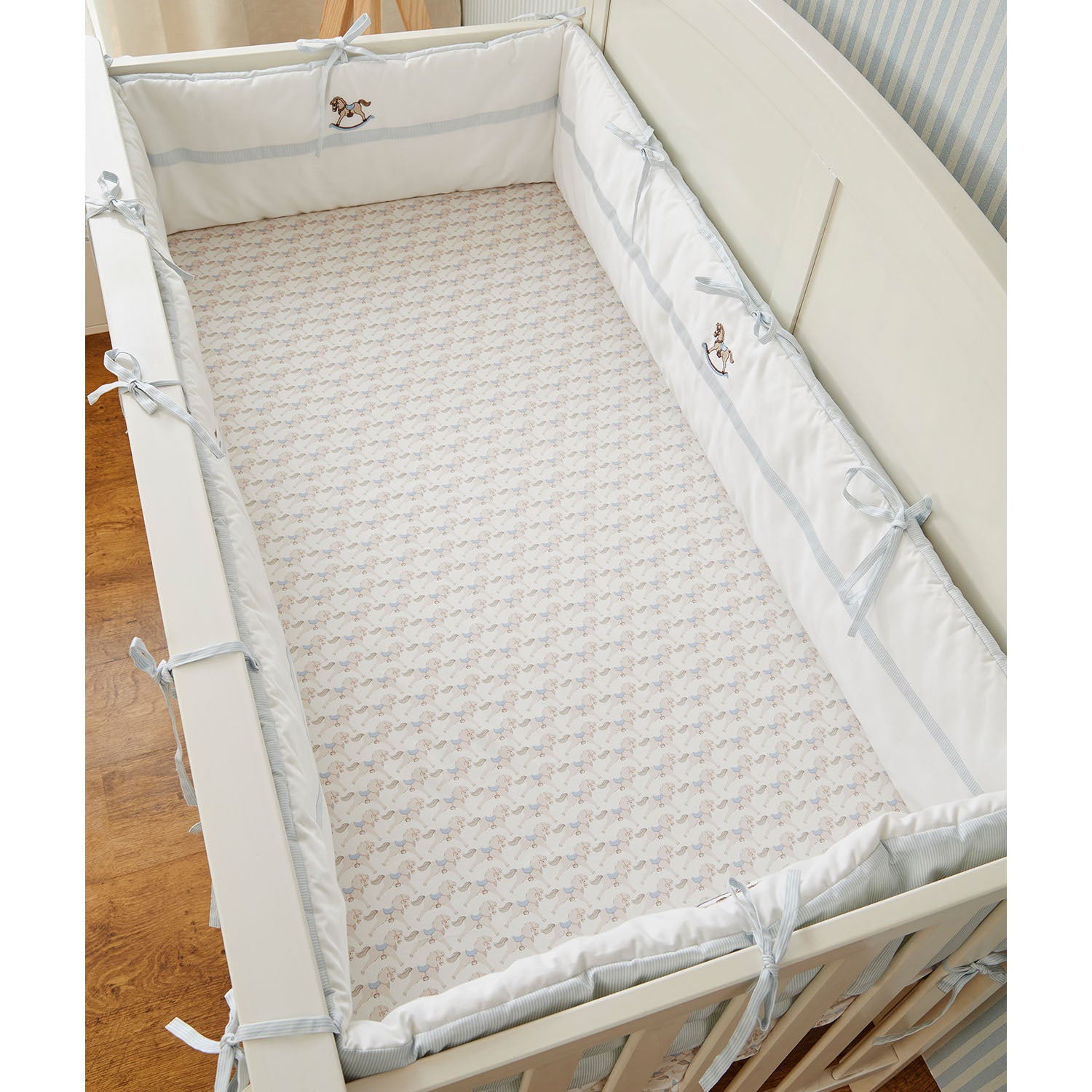 Horse Cradle Fitted Cot Sheet - Set of Three