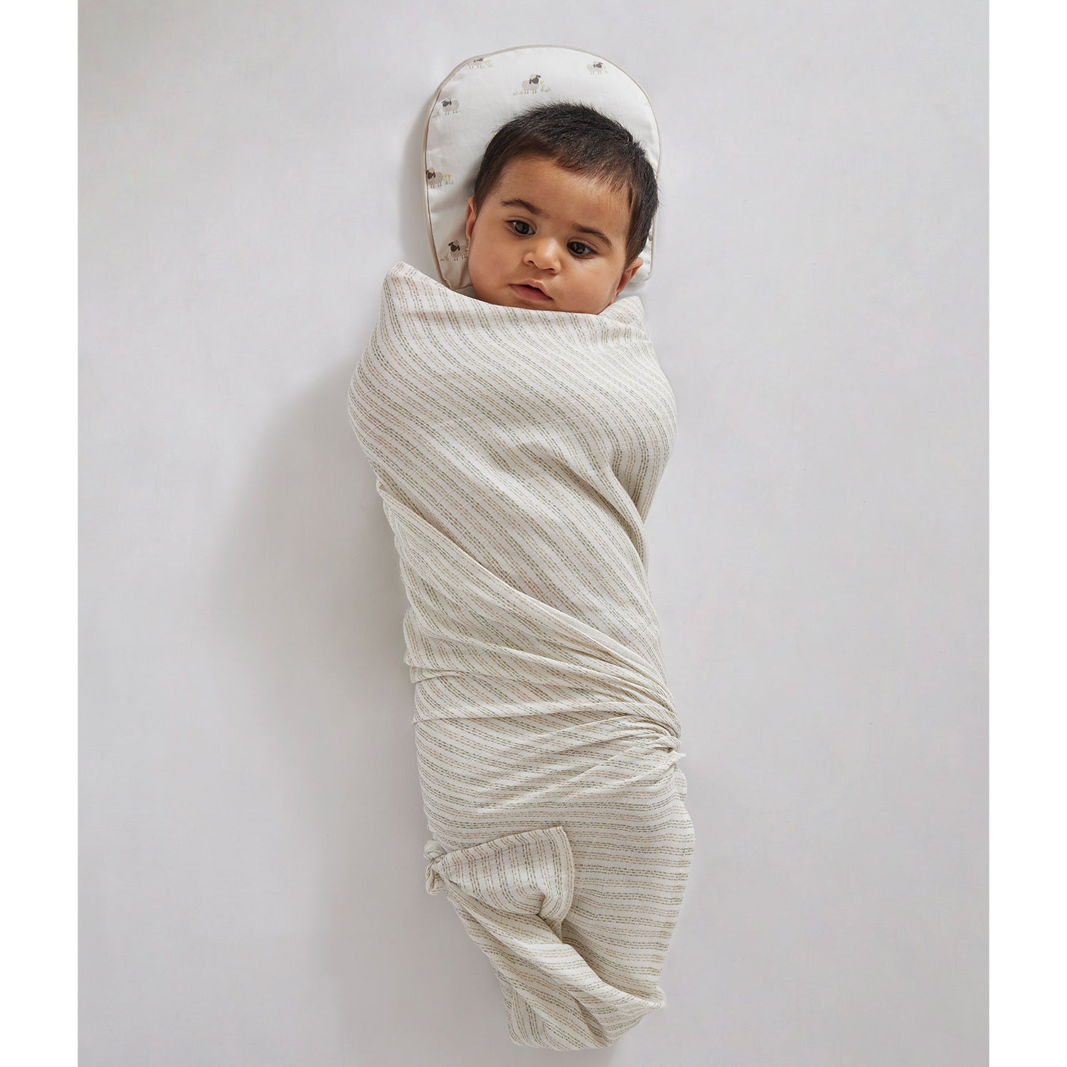 Sheep Muslin Swaddles - Set of Three