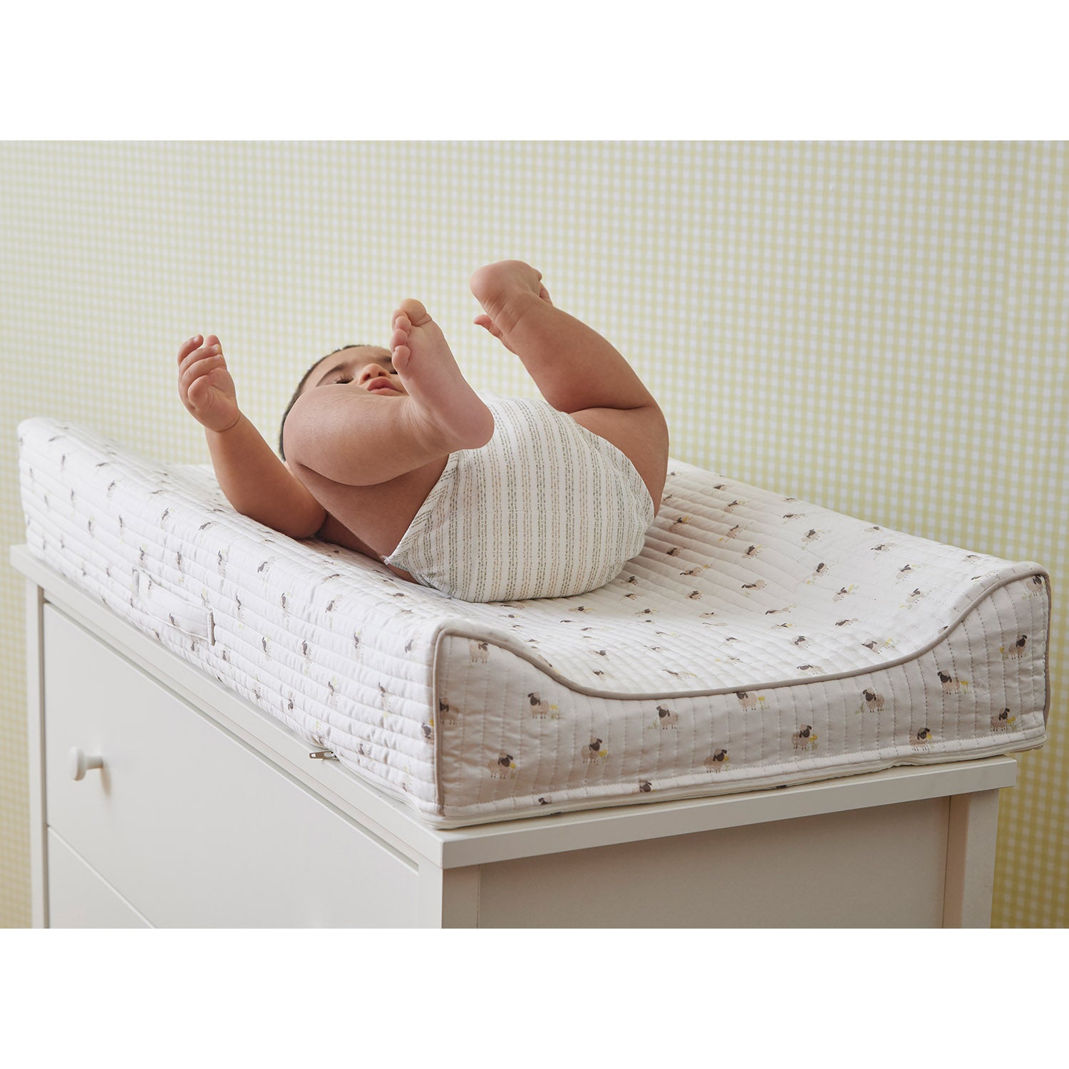 Sheep Muslin Nappies - Set of Three