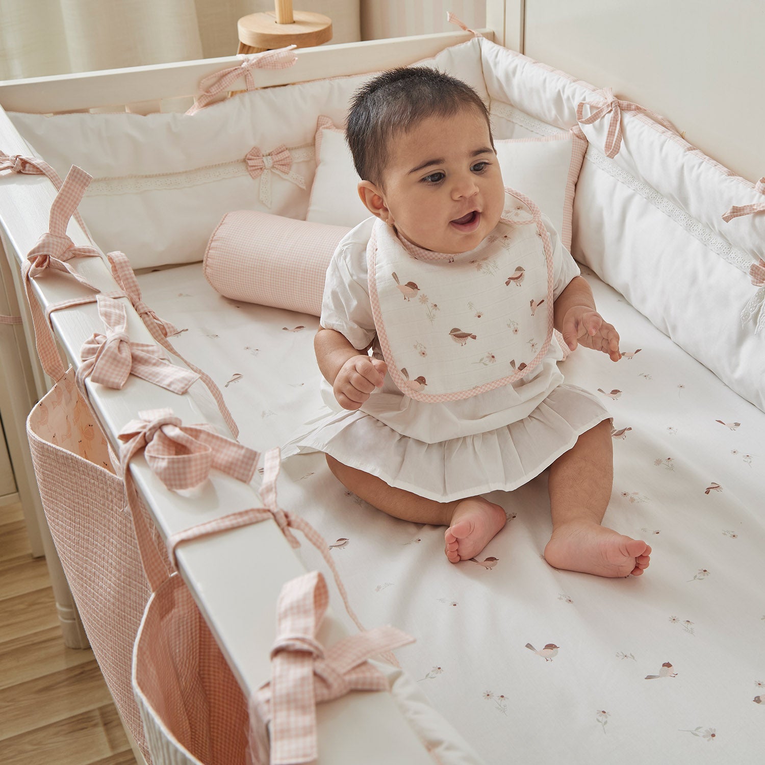 Bird Crib Bedding Set - Set of Eight