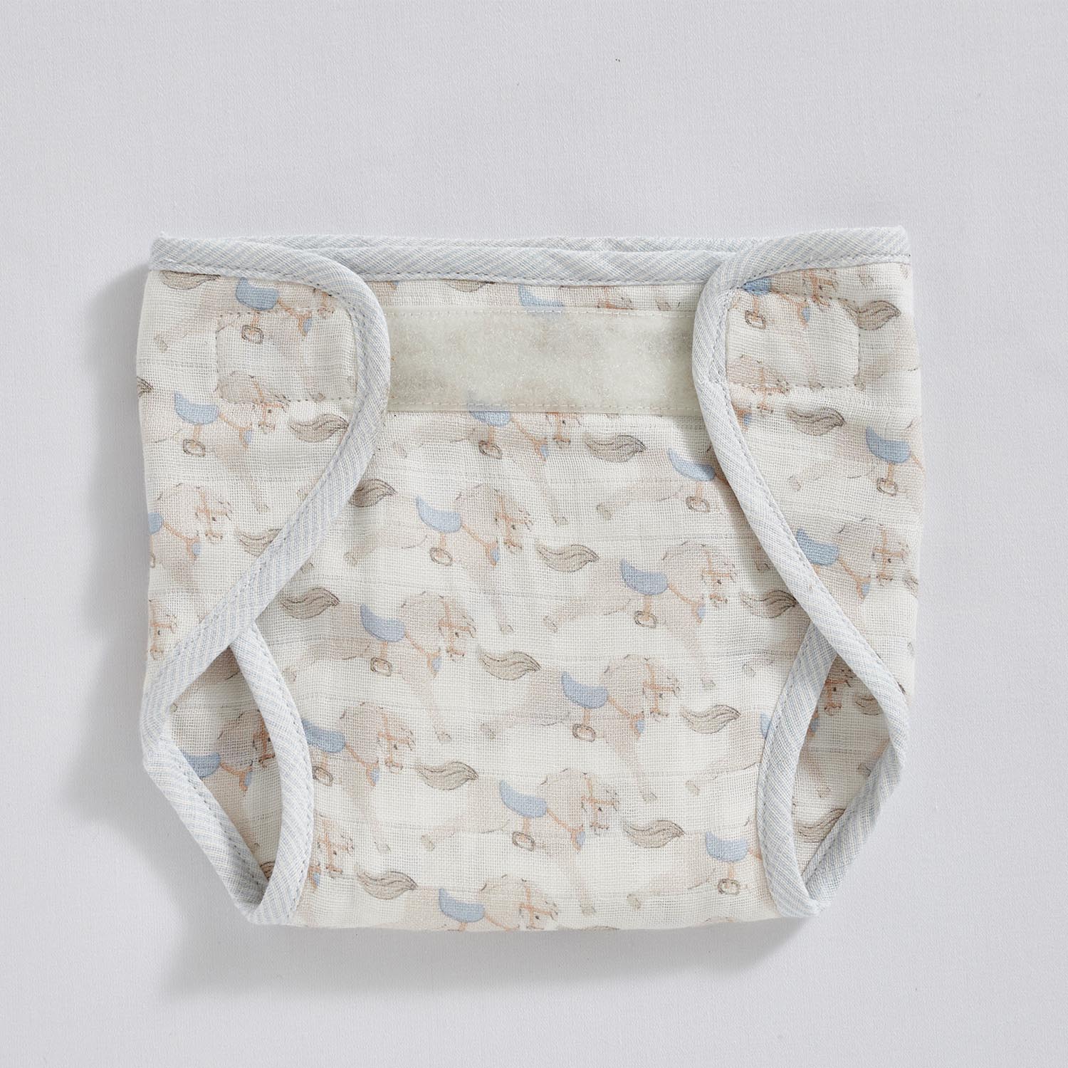 Horse Cradle Muslin Nappies - Set of Three