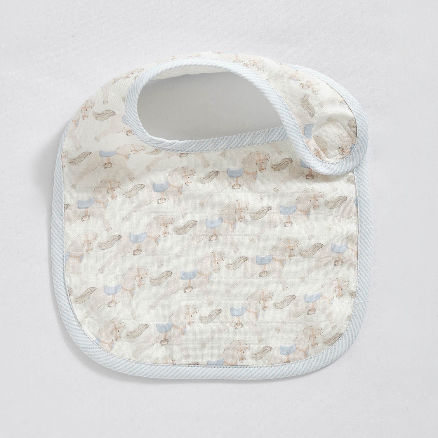 Horse Cradle Muslin Bibs - Set of Three
