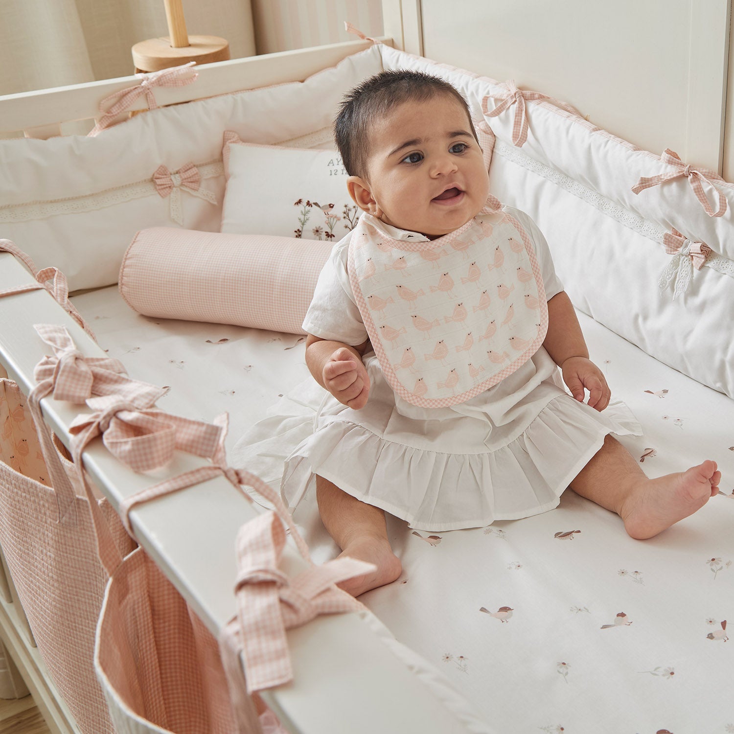 Bird Muslin Bibs - Set of Three