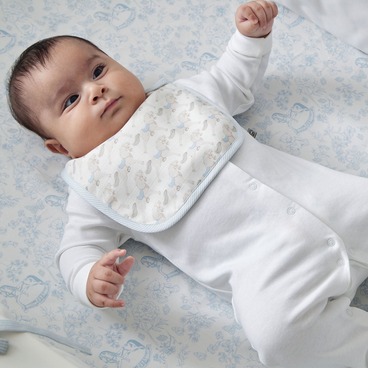 Horse Cradle Muslin Bibs - Set of Three