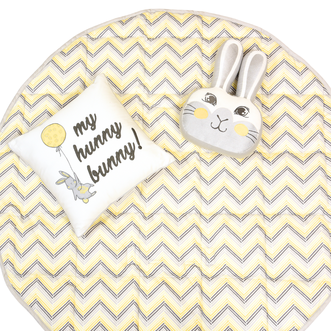Bunny Play-Time Gift Set (Play Mat + Play Cushions)