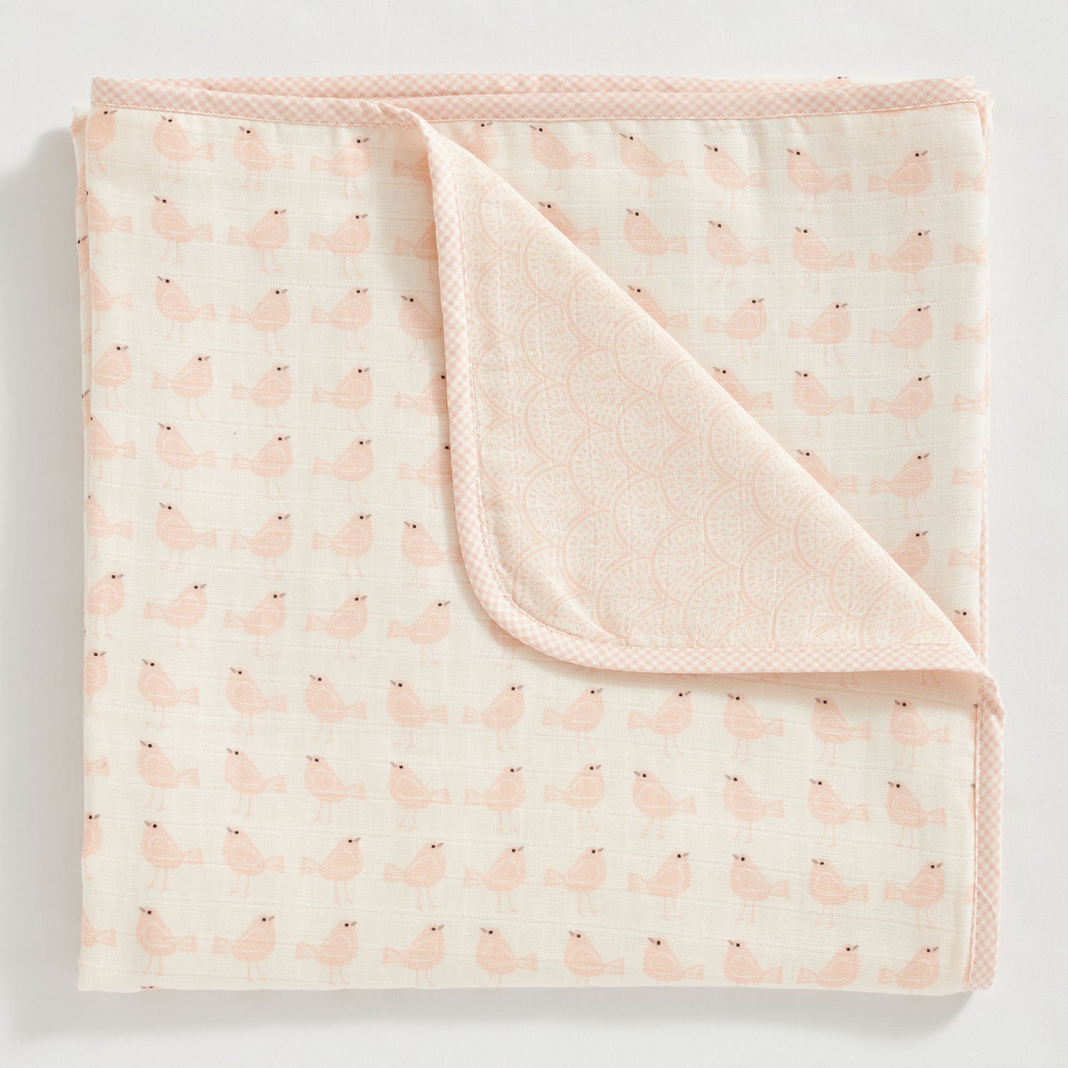 Bird Cotton Muslin Blanket