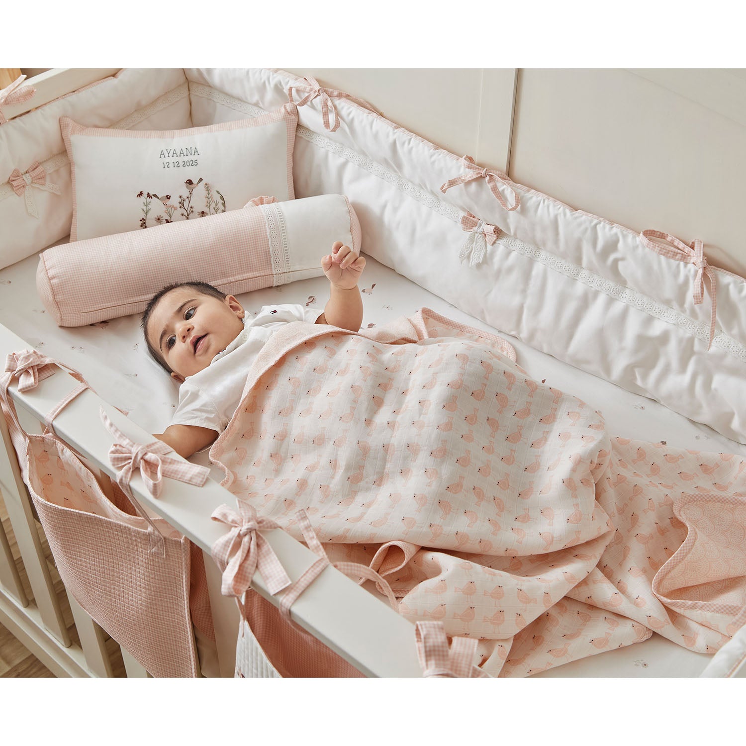 Bird Cotton Muslin Blanket