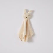 Bunny Knitted Cuddle Cloth - Cream