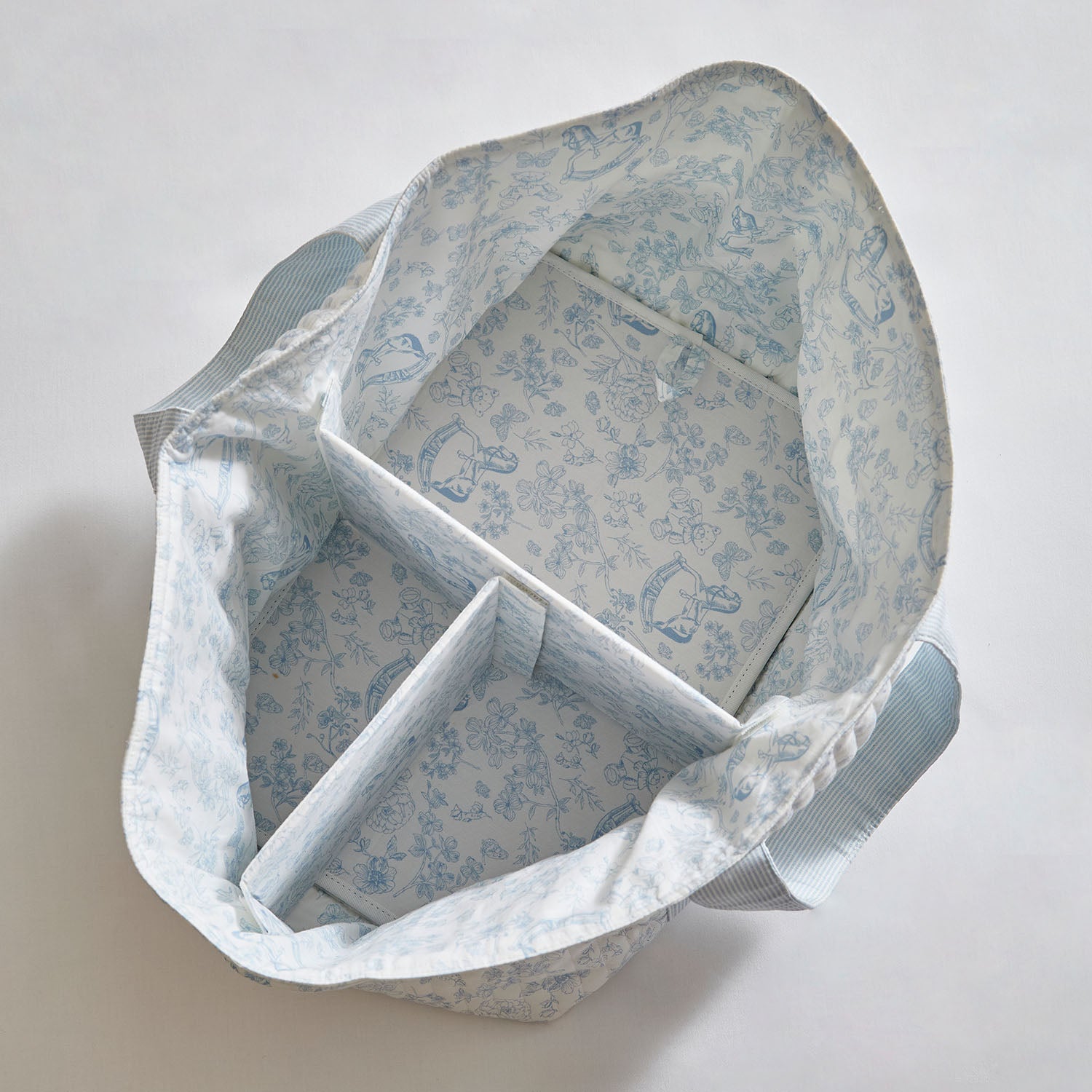 Horse Toile Diaper Caddy