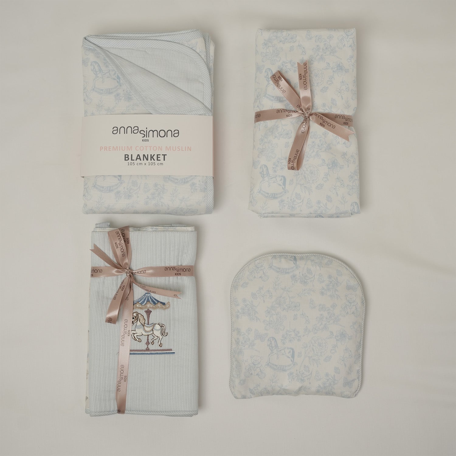 Horse Cradle Mini Crib Set Gift Box
