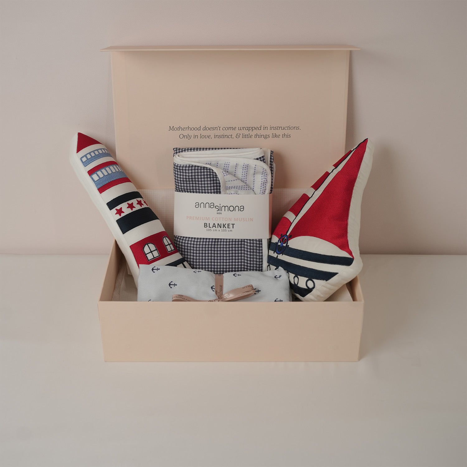 Sailboat Bedding Essentials Gift Box