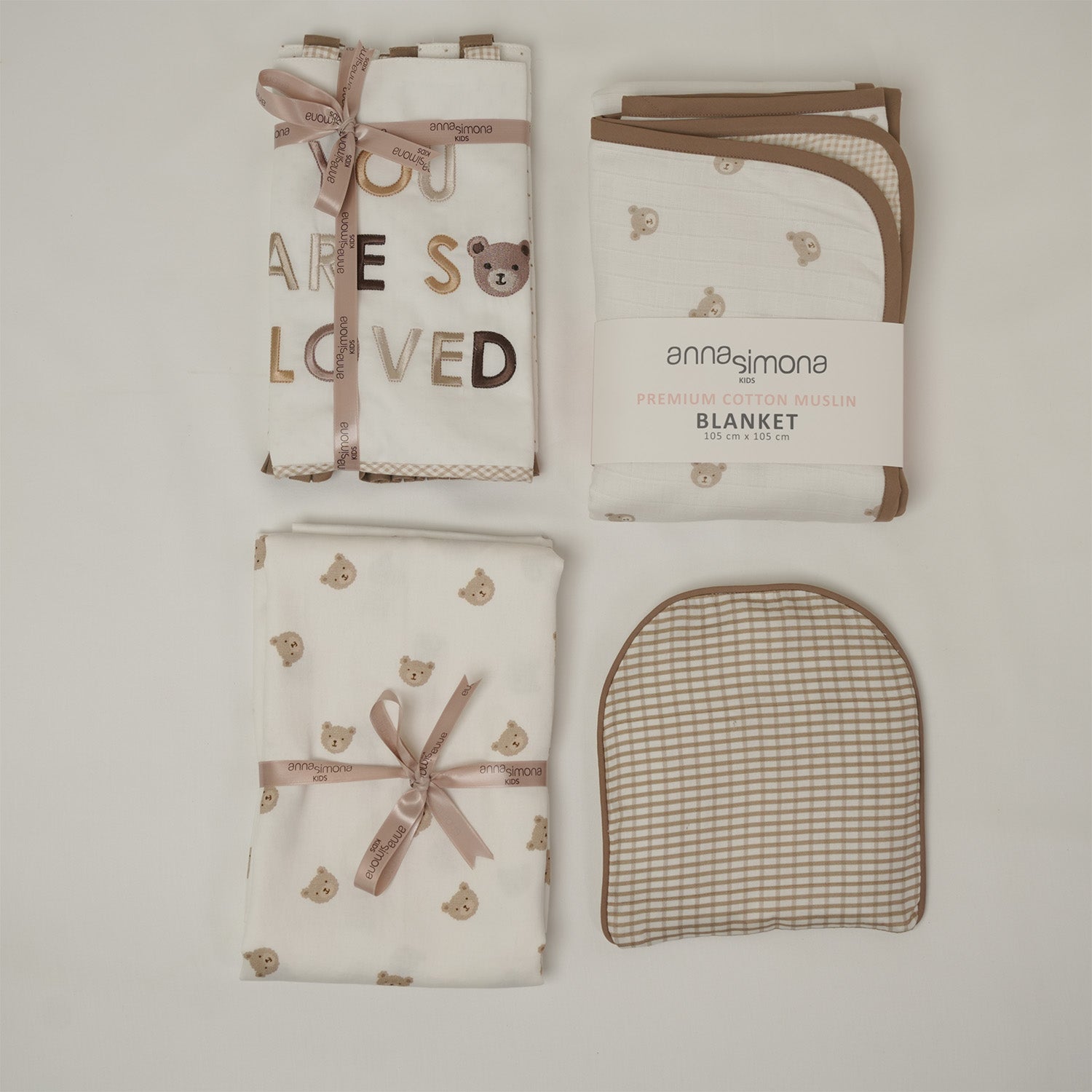 Teddy Mini Crib Set Gift Box