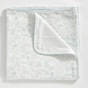 Toile Horse Cotton Muslin Blanket