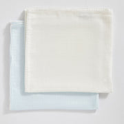 Blue Muslin Swaddles - Set of Three