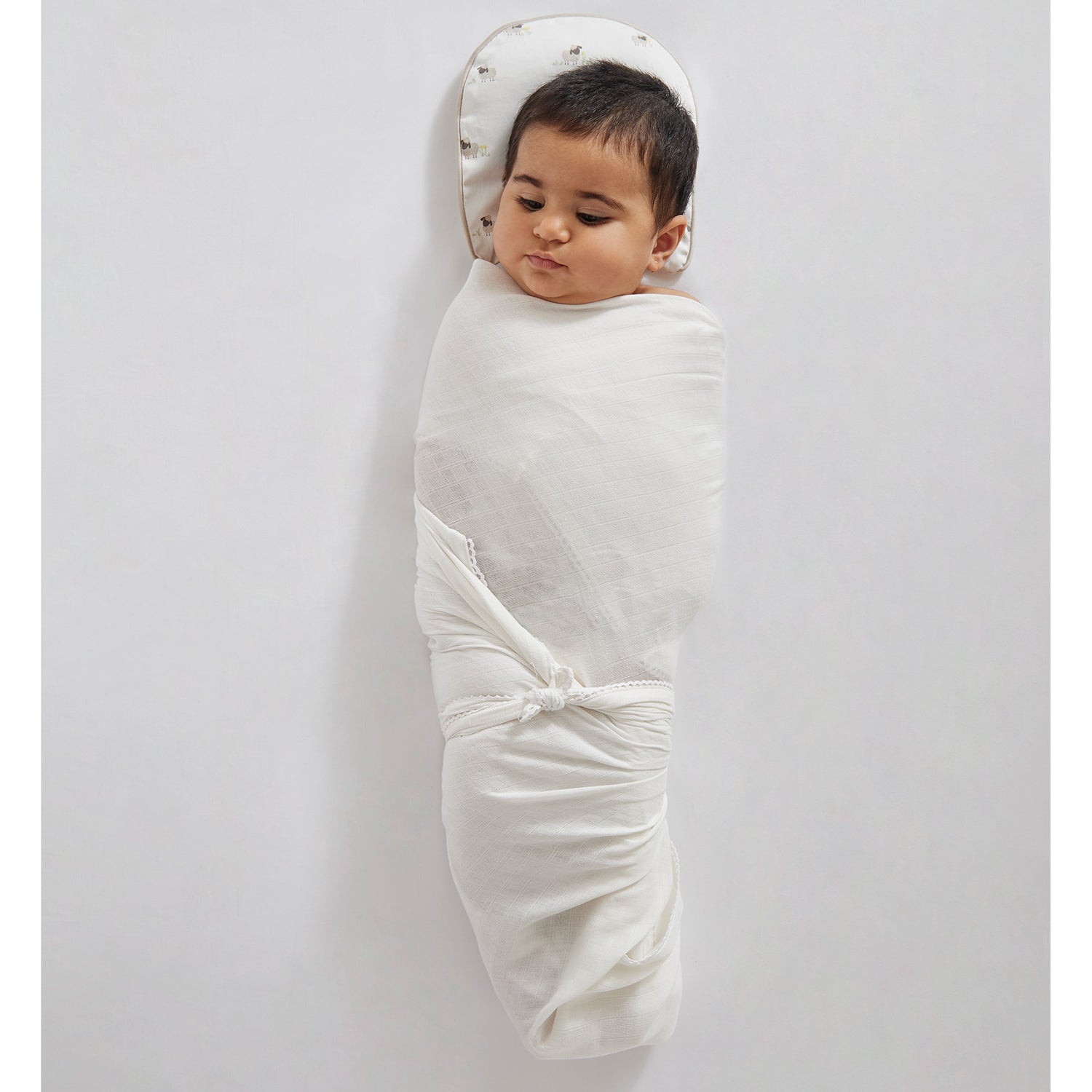 Blue Muslin Swaddles - Set of Three