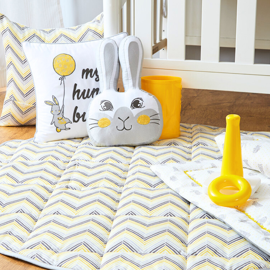 Bunny Play-Time Gift Set (Play Mat + Play Cushions)
