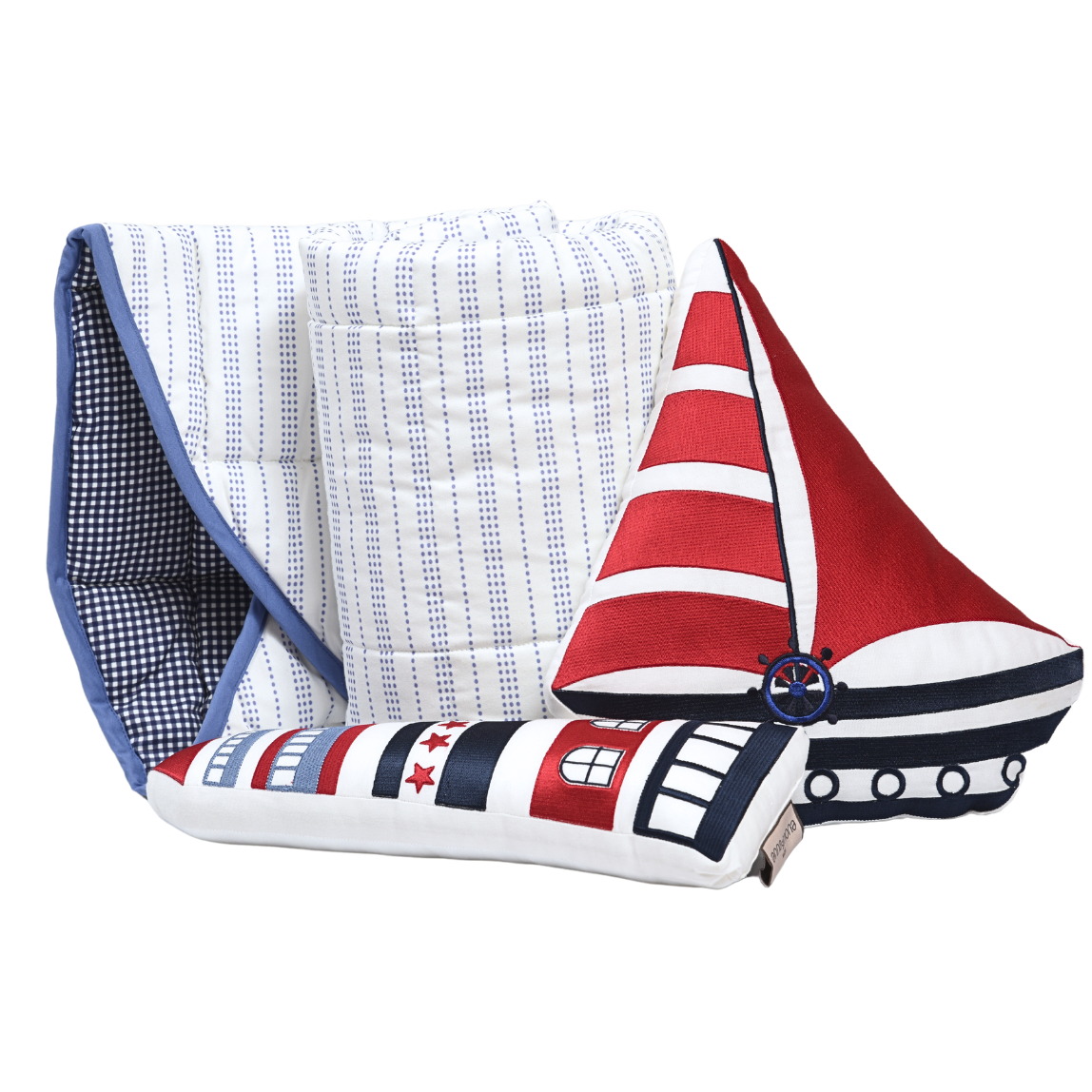Sail Boat Play Time Gift Set (Play Mat + Play Cushions)