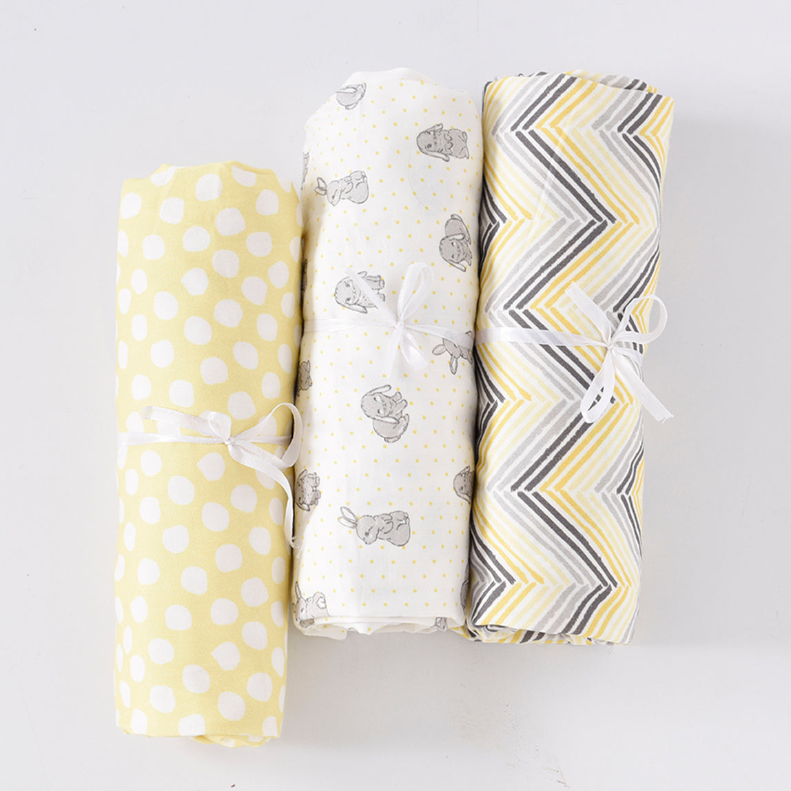 Fitted Cot Sheets (Set of Three)